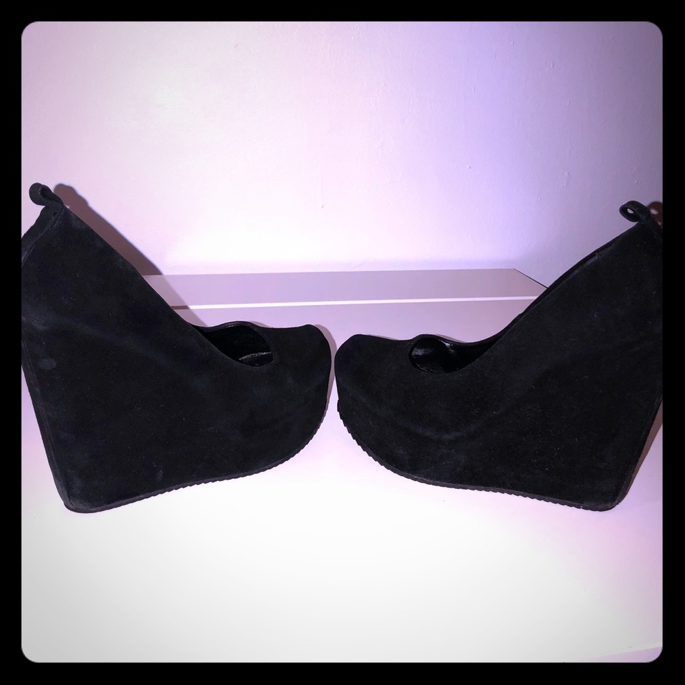 Aldo Suede Platform Heel